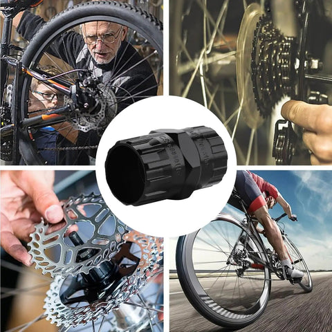 Freewheel Removal Tool For Bike Cassette Multi Speed Freewheels And Sprockets Durable Carbon Steel Tool in bike repair montage