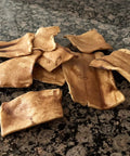 Beefhide Chips Dog Chew Treats Chicken Flavor 22 Oz American Made Thick 100 Percent Natural Rawhide From US Cattle Great For Tough Chewers No Additives