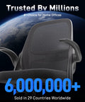 Ergonomic Mesh Office Chair for Home Office With Flip Up Armrests Breathable Mesh Back and Thick Seat Cushion All Day Comfort