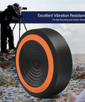 Anti Vibration Pad for Telescope Mount and Tripod on rock surface with photographer in background, NexStar 8SE compatible