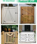 Anti Sag Gate Kit Two Pack Heavy Duty Fence Gate Hardware For Durable Wood And Metal Gates, Steel Construction, Rust Proof Design, Supports Up To 120 Lbs Per Gate, Easy Install And Long Lasting Performance. Gate kit used on wood and metal gates