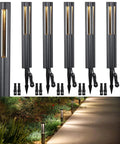 Low Voltage Path Lights 3W LED Landscape Lighting Kit for Driveway and Garden Durable Aluminum 12 to 24V AC DC IP65 Waterproof