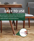 Furniture Leveling Shims For A No Wobble Free Home Flexible Plastic Wedge Pads under table leg