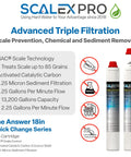 18 Inch Quick Change Water Filter Cartridge Packed With Premium Catalytic Carbon To Kick Hard Water Scale To The Curb While Filtering Chlorine Fast For Commercial Coffee Brewers And Ice Machines That Require A Smooth Daily Grind.