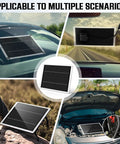 12V Solar Battery Charger Maintainer For Cars, Boats, Motorcycles And RVs, Waterproof Portable Trickle Charger with mounting examples