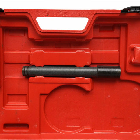 Ratcheting Pipe Threader Kit For Standard Galvanized And PP-R Pipes, Portable Handheld Threader With Seven Dies In red case