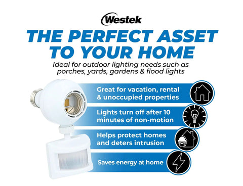 Motion Sensor Light Switch With Auto On When Motion Is Detected, Off 10 Minutes After No Motion, 180 Degree Sensing, 20 Foot Range