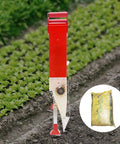 Easy To Use Adjustable Fertilizer Spreader Tool For Gardens And Lawns, single barrel applicator in vegetable garden