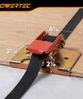 Wood Flooring Strap Clamp with 13ft nylon strap, metal build, 220 lbs clamping force on wood floor during installation