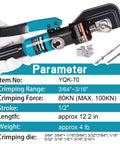 Beefy Workhorse Wire Rope Crimping Tool Kit Swaging Tool For Aluminum Ferrules And Oval Sleeves 3/64 To 3/16 Inch Stainless Steel