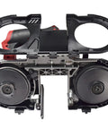 M12 FUEL 12 Volt Cordless Compact Band Saw Kit showing internal components, two and a half inch cut capacity, metal cutting, brushless motor