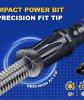 Five Piece T20 Security Torx Bits Rock Solid S2 Steel Impact Driver with precision fit tip for secure screw fastening.