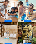 17 Pack Travel Toiletry Pouches Leak Proof TSA Approved Stand Up Refillable Travel Containers for various uses
