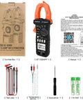 Smart TRMS 6000 Counts Clamp Meter With App Hookup For Android And iOS Digital Clamp On Ammeter for AC/DC current and accessories