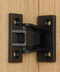 Solid As A Rock 12 Pack Panel Clip Connectors Zero Hassle Abs Plastic hidden panel fastener on wooden surface.