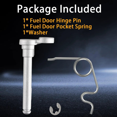 Permanent Fuel Door Repair Kit With Gas Door Spring And Hinge Pin For Toyota Tundra 2007 Through 2021 Compatible Replace 77368 0C010