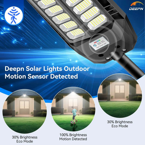 Heavy Hitter Outdoor Solar Garden Light With Quick Motion Sensor And Rad 270 Degree Beam To Light Up Driveways Yards And Fences Easy Peasy Routine