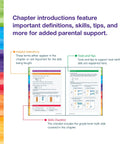 Third Grade Math Workbook for Kids Ages 8 to 9 Master Multiplication Division Fractions, chapter introduction pages with definitions and tips.