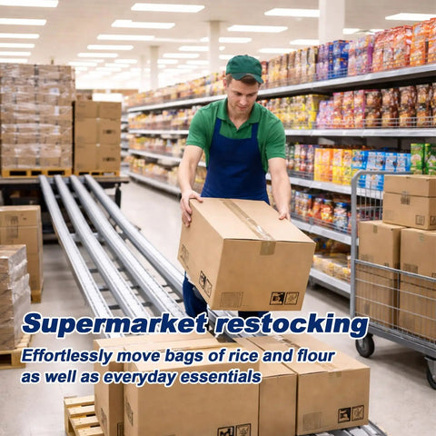 Heavy Duty Steel Roller Conveyor For Truck Unloading And Warehouse Daily Grind, Folding Gravity Slide Table For Boxes And Crates, Haul Freight Without Breaking A Sweat This Smooth Logistics Workhorse