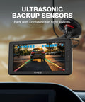 Solar Powered Wireless Back Up Cam With License Plate Frame Design And Three Minute Install, Six Inch HD Dashboard Monitor