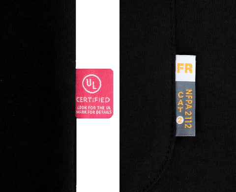 American Made Style Heavy Duty Long Sleeve Fr Work Henley Shirt For Men Built Different 7 Oz Flame Resistant Shop Gear labels