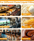 Pro Grade Donut Filler Machine 5L Manual Injector applications in dessert shop, cream filling, honey, cosmetics, chocolate