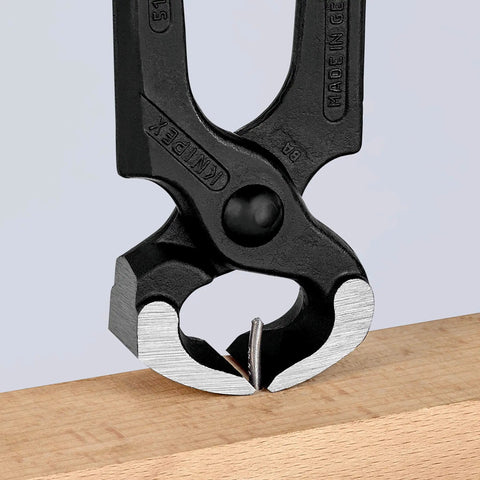 Carpenter's End Cutting Pliers For Heavy Duty Precision Work With Extreme Wear Resistance And Great Balance Plastic Coated Handles For Comfort And A Striking Face For Driving Nails Multicolor Hand Tool cutting nail on wood