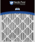 Heavy Duty 20x25x5 MERV 13 Replacement Air Filters For Honeywell Lennox 2 Pack front view showing pleated design.