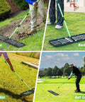 Lawn Leveling Rake 30x10 Stainless Steel With 78 Inch Adjustable Handle used in farm, backyard, garden, golf course leveling.