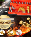 36 Piece Screw Extractor Set With Drill Bits For Removing Broken Studs Bolts And Socket Screws Includes 13 Multi-Spline Extractors