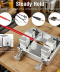 Aluminum Soldering Clamp With Ceramic Jaw Adjustable Welding Fixture for Circuit Boards PCBs Wires and Jewelry Soldering