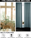 Sky Blue Velvet Curtains 72 Inch Long With Grommets, Ultra Soft Noise Reducing Thick Light Filtering Drapes installed in living room
