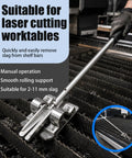 Heavy Duty Manual Cnc Dross Remover Knocks Out Stubborn Slag And Metal Buildup From Steel Tables, handheld tool for cleaning CNC worktables.