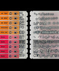 Gotta Have This Nylon Insert Lock Nut Kit With 180 Pieces Dual Scale Metric And Imperial Nuts In Stainless Steel 304 Compartments