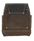 TrapJaw Oil Tan Leather Tool Pouch With Front Access, Wide Opening Snap Closure, Durable Belt Pouch, Premium Oil-Tanned Leather, Model 1L-995-1