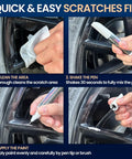 Guide to using Gloss Black Rim Touch Up Paint Kit for Wheels Rim Paint Pen to Fix Curb Rash and Scratches Universal Enamel for Alloy Rims.