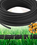 100 Ft One Quarter Inch Drip Irrigation Tubing Soaker Hose System With Two Gph Emitters Porous Drip Line garden setup