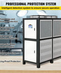 Top Tier Heavy Duty 15 Ton Air Cooled Water Chiller With Stainless Steel Tank And Micro Computer Control For Fast Reliable Industrial Cooling And Zero Hassle Grind with advanced protection system.