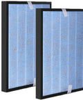 MSA3 MSA3S Compatible 3 In 1 H13 True HEPA Filter Replacement For Membrane Solutions Smart Air Purifier 2 Pack side view