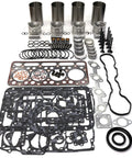 Overhaul Rebuild Kit For Bobcat 743 733 Kubota V1702 V1702B Indirect Injection Turbo Engine Replacement with gaskets and pistons