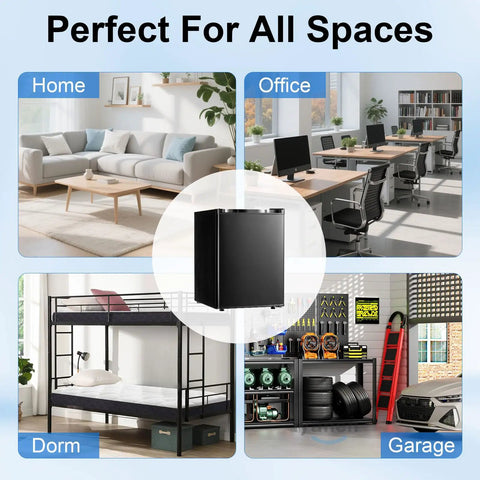 Compact 2.1 Cubic Foot Upright Freezer Featuring Precision Temperature Controls And Sturdy Removable Shelves in home, office, dorm, and garage settings.