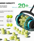 No Bending Tennis Ball Picker Roller With Telescopic Handle Quick Rolling Ball Collector picking up tennis balls