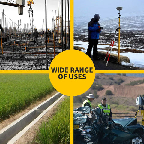 Wide range of uses for digital measuring wheel in diverse environments such as construction, surveying, and landscaping