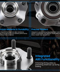 Close-up of Wheel Bearing Hub Assembly With ABS For Nissan Qashqai 2017 2018 Rogue 2014 2023 Rogue Sport 2017 2022, showing bolt details.