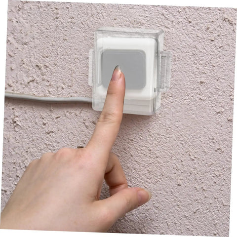Heavy Duty Push Button Guard Cover Protector For Industrial Machines And Laboratory Panels Dustproof Magnetic Emergency Stop Button Shield 50x40x20mm