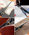 Heavy Duty 8 Inch Fabric Scissors For Thick Materials And Leather, Pro Grade Sewing Shears cutting cotton, denim, leather, wool