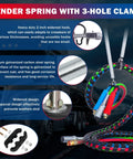 12 Ft Semi Truck Air Line Hose Assembly With Tender Spring Gladhands And Handles Durable Rubber Air Brake Hoses Kit