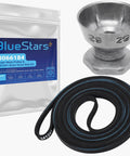 Dryer Motor Pulley And Drum Belt Kit For Whirlpool Maytag Kenmore Dryers Replaces PS11744884 with packaging and components.