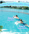 Two adults enjoying Wakeboard Power Surfboard For Adults Hydrofoil Ride On Water Ready In Minutes No Skills Needed Motorized Body Board Sea Scooter in a pool