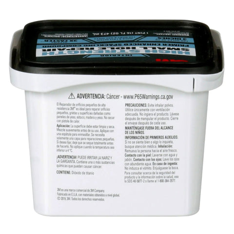 High Strength Spackling Compound 16 Oz For Quick Nail Hole Repairs, Primer Enhanced, 3X Faster Than Vinyl Spackling, No Shrinking Or Cracking, Resists Paint Flash, Great Hiding Power For Holes Up To 3 Inches